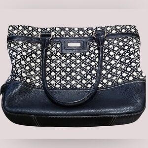 Kate Spade Black and White Patterned Tote